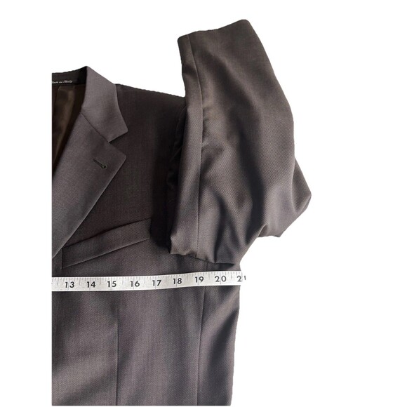 Canali Proposta Mens 38R Blazer Textured Tweed 100% Pure Wool Sport Coat Italy - Picture 12 of 15